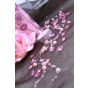  Timanttikonfetit - hennon vaaleanpunaiset 12mm