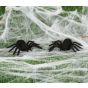  Hämähäkit, Musta Sametti, 10cm, 2kpl