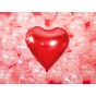  Foliopallo - Punainen sydän, 61cm