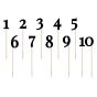  Numerotikut 1-10 Musta