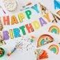  Kakkukynttilät Happy Birthday Rainbow