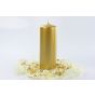  Kultainen metallinhohtoinen kynttilä - 15 x 6 cm