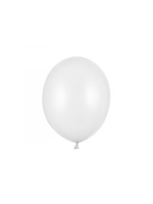  Vahvat metallinhohtoiset valkoiset ilmapallot - 30cm, 100kpl