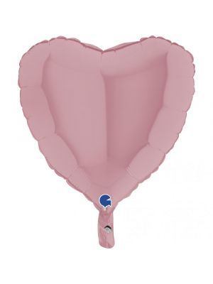  Sydän Foliopallo, Vaaleanpunainen, 46cm