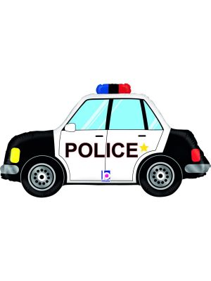  Foliopallo - Poliisiauto, 86cm