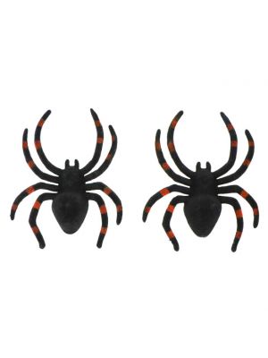  Hämähäkit, Musta Sametti, 13cm, 2kpl