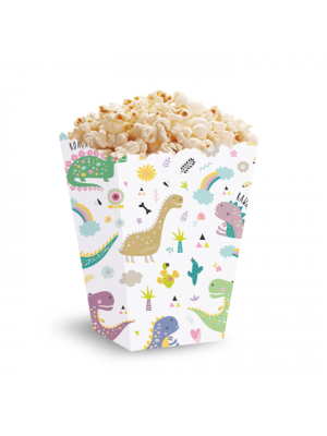  Popcorn-rasiat, Happy Dinos, 5kpl