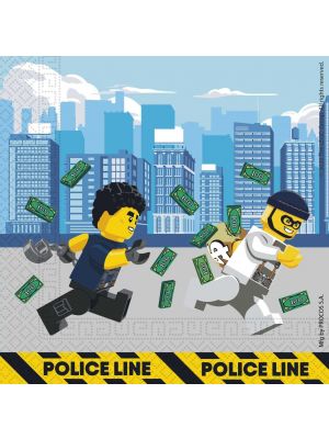  Lautasliinat - Lego City Poliisi, 20kpl