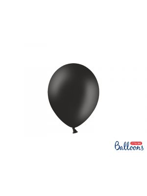  Mini-ilmapallot - Mustat 12cm, 100 kpl