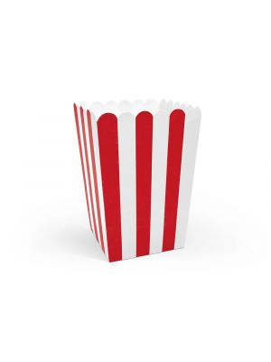  Popcorn-rasiat Puna-valkoinen