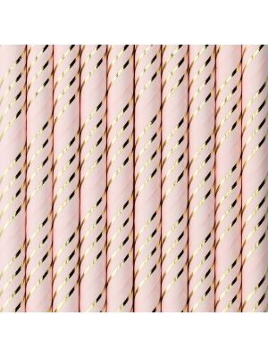  Paperipillit - Vaaleanpunaiset/kulta, 10kpl
