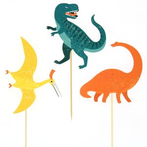  Kakkukoristetikut, Dinosaurukset, 3kpl
