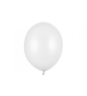  Vahvat metallinhohtoiset valkoiset ilmapallot - 30cm, 100kpl