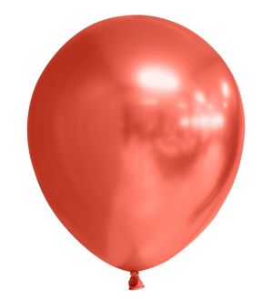  Chrome ilmapallot, red, 30cm, 10kpl