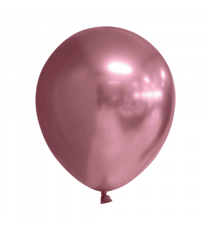  Chrome ilmapallot, pink, 30cm, 10kpl