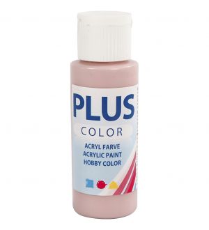  Plus Color Askartelumaali, Huurrettu vaaleanpunainen, 60 ml