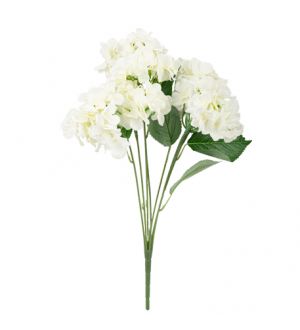  Kukkakimppu - Hortensia, Valkoinen,51cm