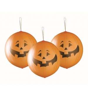  Ilmapallot Premium - Halloween kurpitsa kuminauhalla, 45cm, 3kpl