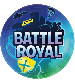  Pahvilautaset - Battle Royal, 23cm, 8kpl