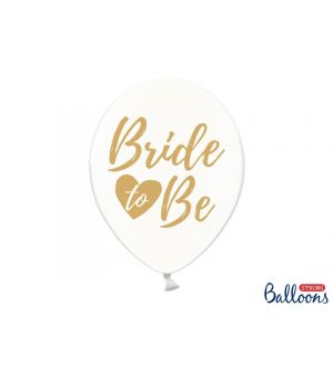  Kirkkaat ilmapallot Bride to Be - 30cm, 6kpl