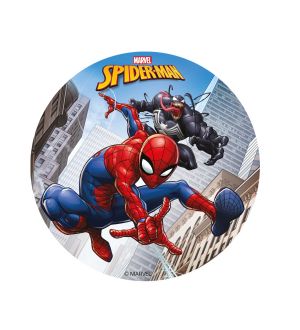  Kakkukuva vohvelipaperi - Spiderman, 15,5cm