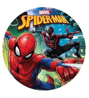  Kakkukuva vohvelipaperi - Spiderman, 20cm