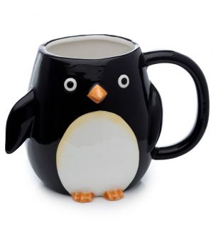  Keraaminen muki kahvalla - Pingviini