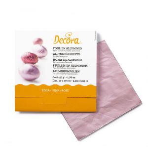 Decora Makeisfolio - Vaaleanpunainen, 10cmx10cm, 150kpl