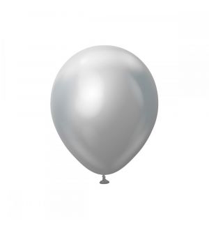  Ilmapallot - Chrome Silver, 30cm, 10kpl