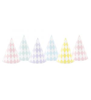  Juhlahatut - Candy Pastel 6kpl