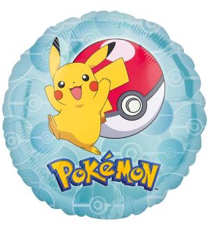  Foliopallo - Pikachu & Pokemon-pallo, 43cm