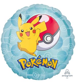  Foliopallo - Pikachu & Pokemon pallo, 43cm