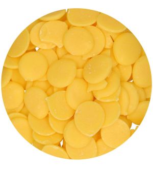 FunCakes Deco Melts - Lemon Yellow, sitruunanmakuinen, 250g