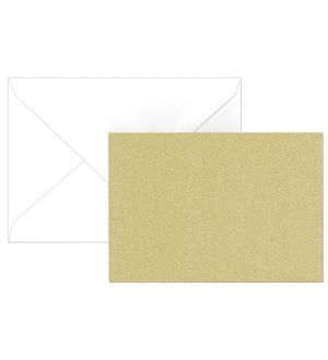 Glitterkorttipohja 2-osainen - Kulta+ kuori, 5kpl