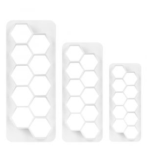 PME Geometrinen muotti - Hexagon, 3kpl