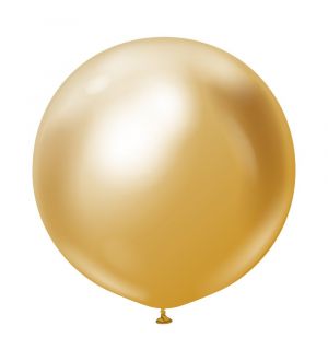  Jätti-ilmapallot - Gold Chrome, 90cm, 2kpl