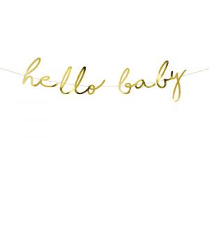  Banneri-hello baby, Kulta