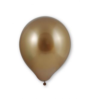  Chrome ilmapallot, Kultaiset- 28cm, 10kpl