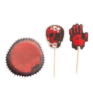  Cupcake-setti - Scary Halloween, 20kpl