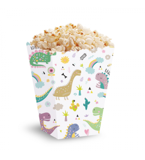  Popcorn-rasiat, Happy Dinos, 5kpl