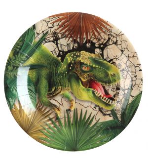  Pahvilautaset - Jurassic Dino, 10kpl, 22,5cm