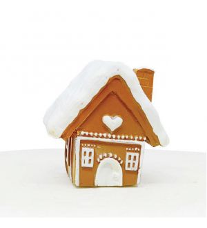  Kakkukoriste/Miniatyyri, Piparkakkutalo, 4,5cm