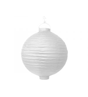  Paperilyhty LED-valolla - Valkoinen, 20cm