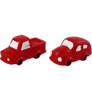  Pienet punaiset autot, Miniatyyri, 3,5cm, 2kpl