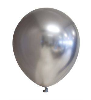  Chrome Mirror ilmapallot, Hopeiset- 30cm, 6kpl