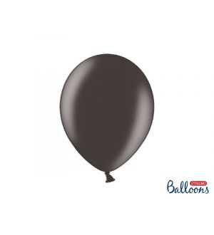  Metallinhohtoiset mustat ilmapallot - 30cm, 10kpl