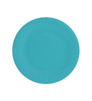  Pahvilautaset - Ocean blue, 18cm, 6kpl
