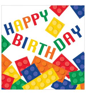  Lautasliinat, Happy Birthday, Block Party, 16kpl