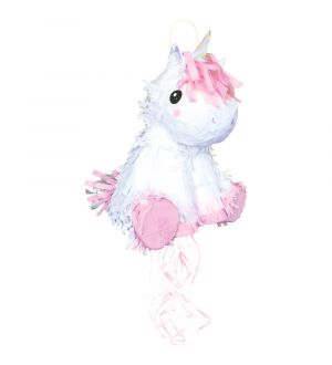  Pinjata - Istuva yksisarvinen, 40cm