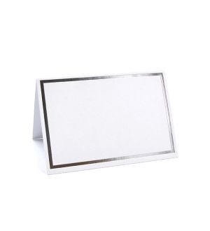  Paikkakortti 9x6cm - Hopea kehys, 10kpl